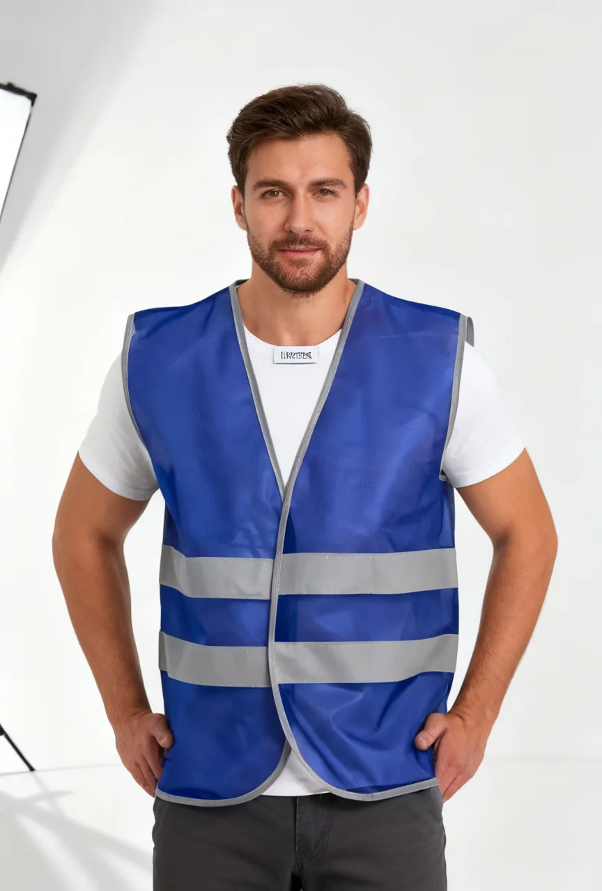 Toptan iş yeleği alım rehberi — mavi harman gabardin model, yelekler.com Denizli üretimi