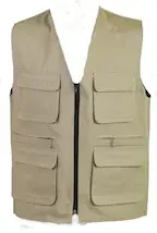 Beyaz iş yeleği (model 11) — İlke Tekstil Denizli üretimi